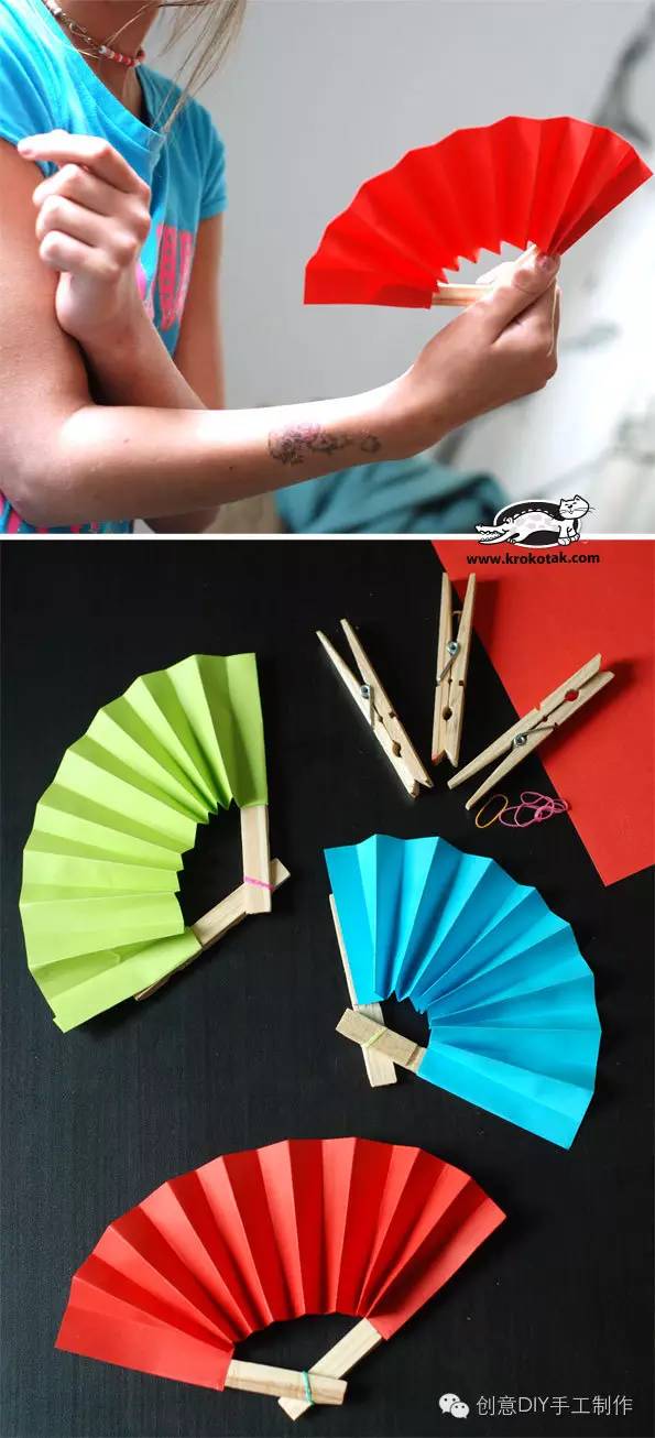 DIY Easy hand fan