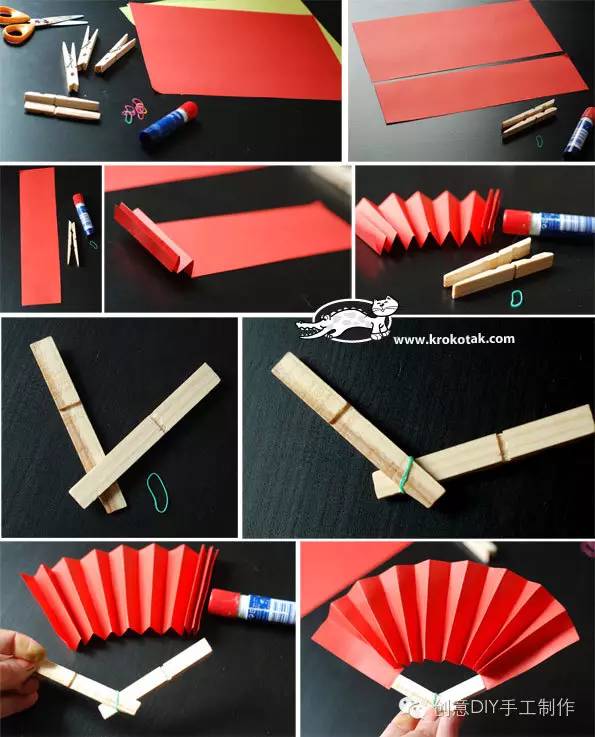 DIY Easy hand fan